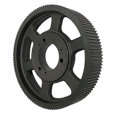 Zoro Select TimingBeltPulley, CastIron, W23/8in QD112-8M-50
