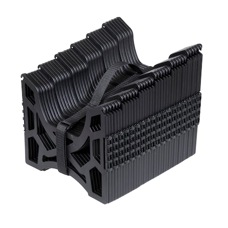 Duraflex Duraflex 21857S; 15 Foot Collapsible RV Sewer Hose Support; Black; Plastic 21857S