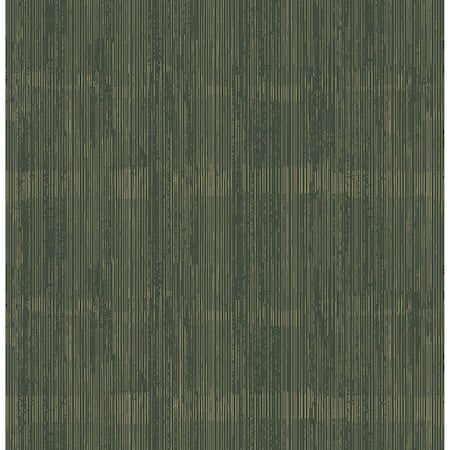 A-Street Prints Somerset Evergreen Abstract Stripe Wallpaper 4147-27366