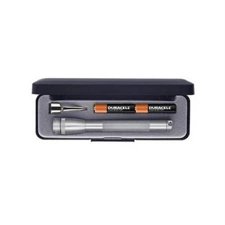 Maglite Mini AAA Pres Box Gray Pewter M3A092