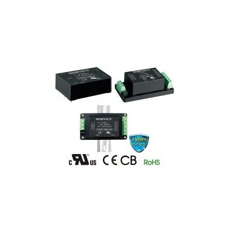 Mornsun AC-DC converter, Modular, Single output 20.5W 5VDC, 85-264VAC input LHE25-20B05