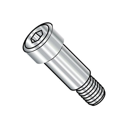 Zoro Select 1/4-20X1 1/4 Military Socket Shoulder Stainless Steel, 10Pk MS51576-30