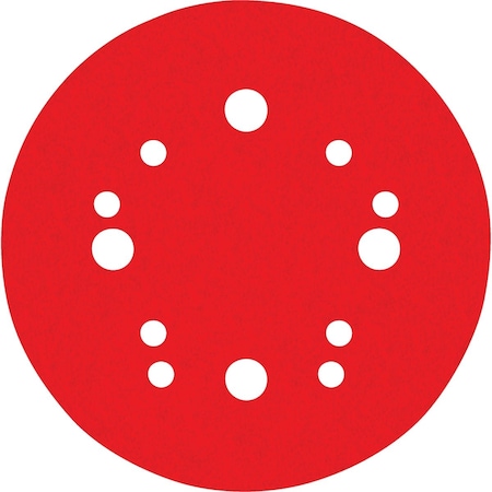 Diablo 5'' 120-Grit Universal Hole Pattern Vented Sanding Disc with Hook and Lock Backing, 15PK DCD050120H15G