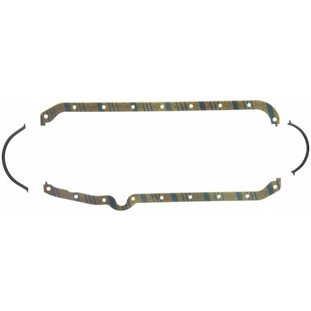 Fel-Pro Engine Oil Pan Gasket Set Blue Stripe cork-rubber, OS5197C-2