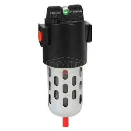 Dixon Wilkerson by Compact Modular Coalescing Filter with Bowl Guard, 1/4 in NPT/BSPP-G Port, 150 psig Pre M16-02A