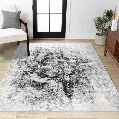 Jonathan Y Dune Modern Abstract Cream/Gray 5 ft. x 8 ft. Area Rug CTP109A-5