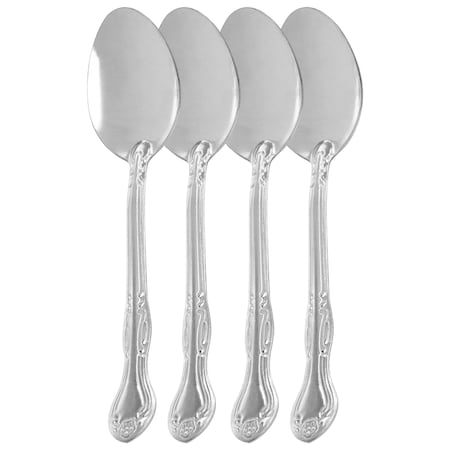 Gibson Home Abbie 4 Piece Stainless Steel Dinner Spoon Set 53439.04
