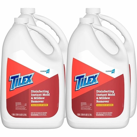 Tilex Liquid 1 gal. Instant Disinfectant/Mildew Remover Refill, Jug, 4 PK 35605