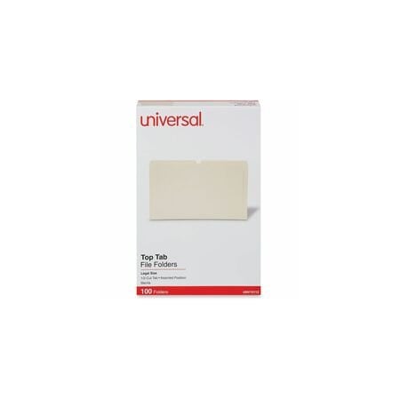 Universal File Folders, Manila, 100PK UNV15112