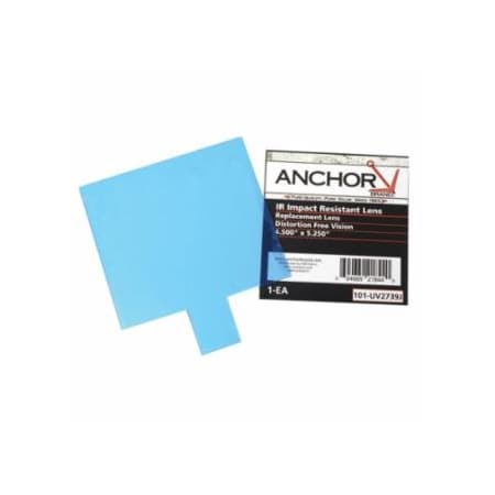 Anchor Brand Outside Cover Lens, 3-3/16 in x 6-3/8 in, 100% Polycarbonate, 10PK 101-A-427