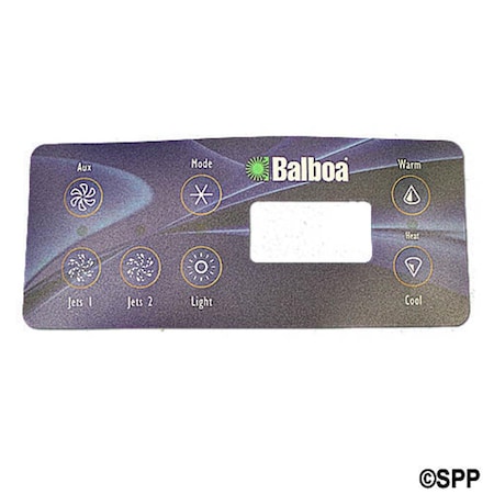 Balboa Serial Standard 7-Button Spa Side Overlay for 54170 11159