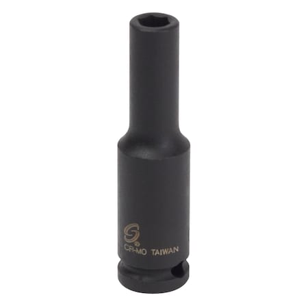 Sunex 1/4 in Dr 4Mm Deep Magnetic Impact Socket 804MDMG