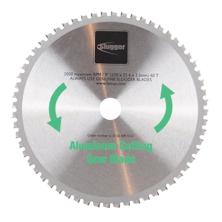 Fein Circular Saw Blades, Aluminum, 9 in 63502009550