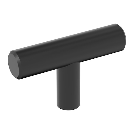 Amerock Bar Pulls Hollow 2 inch (51mm) Length Matte Black Cabinet Knob, 10PK 10VMP37029MB