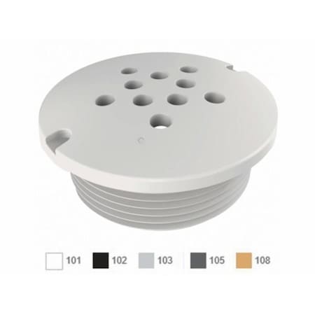 Aquastar Bubbler Plate, Light Gray ASBP103