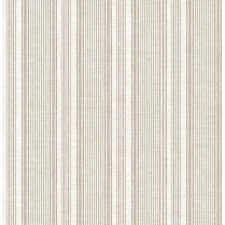 A-Street Prints Ayanna Rust Striped Wallpaper 4147-27396
