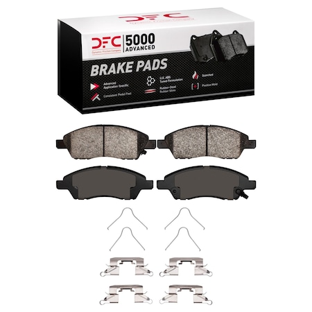 Dfc 5000 Advanced Disc Brake Pad Set, 1551-1592-01