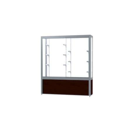 Ghent Display Case 60x66x16, White, Satin 10405WB-SN-W
