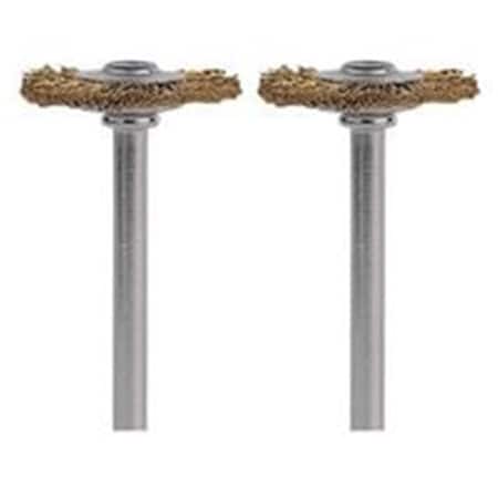 Sticky Situation Brass 0.75 in. Brush, 2PK ST3681871