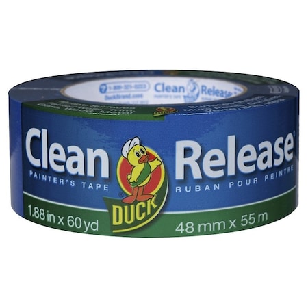 Duck Brand Painter's Tape, 60 yd L, 1.88 in W, Blue 240195