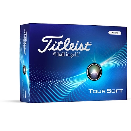 Titleist Tour Soft White 2024 Golf Balls - 1 Dozen T4014S