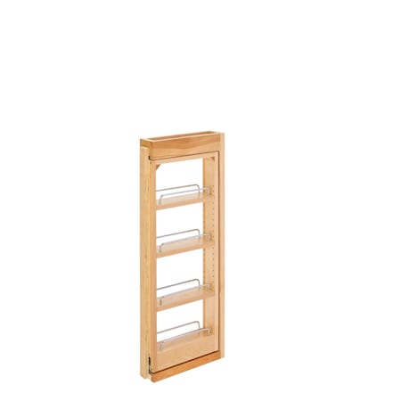 Rev-A-Shelf Maple Wood; Steel, Natural Maple, 3 in W, 30 in H, 11.13 in D 432-WF-3C