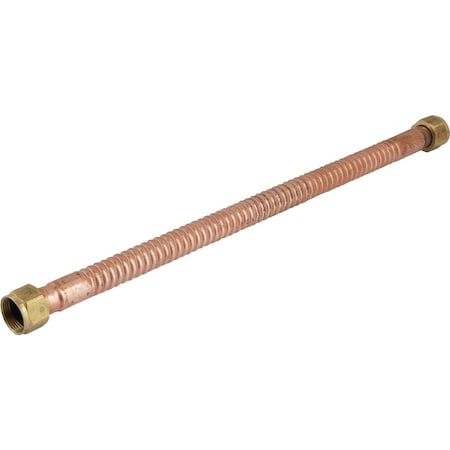 Sioux Chief 3/4'' FIP Swivel X 3/4'' FIP Swivel X 15'' L Corrugated Copper Flexible Connectors 634-115