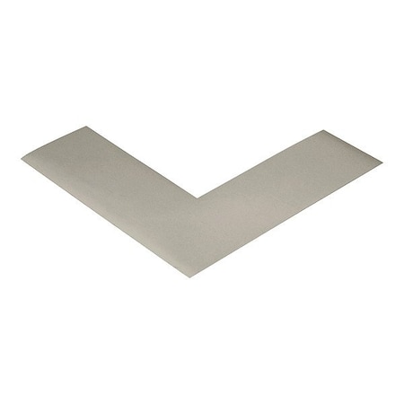 Mighty Line Floor Marking Shape, 6 in L, PK100 AngleGRY