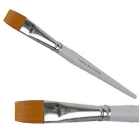 Ruby Red Paints Large Flat Sable Brush BRUSFLAT