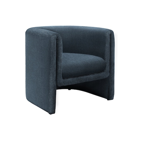 Monarch Specialties Accent Chair, 29-in. h, Upholstered, Living Room, Bedroom, Blue Fabric, Contemporary, Modern I 8040