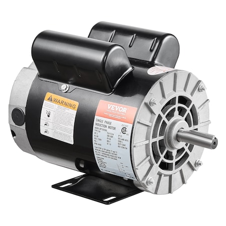 Vevor 3HP Air Compressor Electric Motor 230V 15.5A 3450RPM 56 Frame CW/CCW Rotation DP120356L
