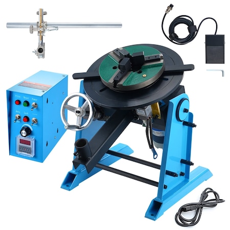 Vevor 30KG Rotary Welding Positioner 0-90 deg Positioning Turntable Table 1-12RPM HD-30
