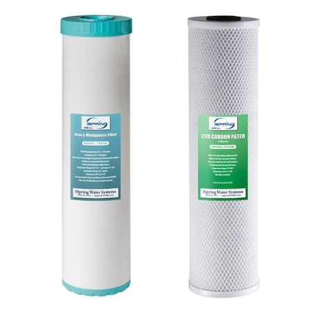 Ispring 4.5” x 20” Whole House Water Filter Replacement Set F2WGB22BM
