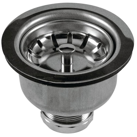 Danco Basket Strainer Assembly, Stainless Steel, For Universal Sinks 81090