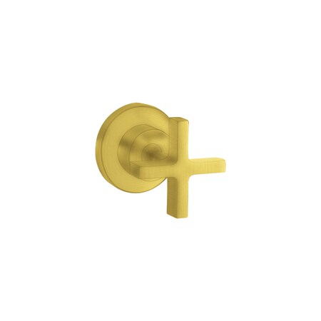 Axor Citterio Volume Control Trim with Cross Handle in Brushed Gold Optic 39967251