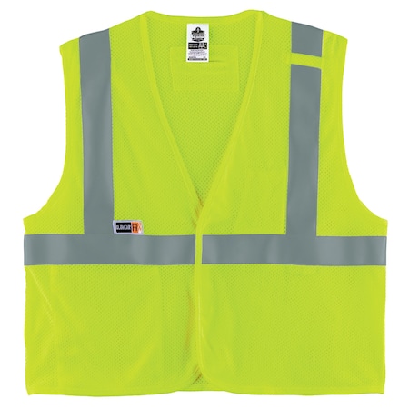 Ergodyne Lime FR Vest, 4XL/5XL 8263FRHL