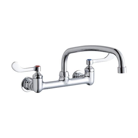 Elkay Handle-Operated Faucet, Manual, Arc LK940AT12T4H