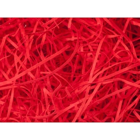 Nashville Wraps Red Fine Cut Shredded Paper, 10 lb Box SP10RE