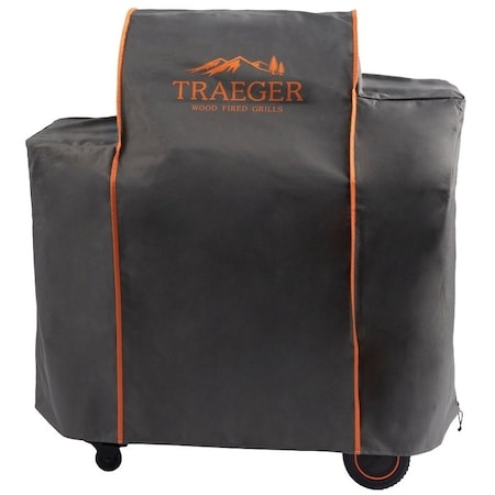 Traeger Grill Cover, Vinyl, Gray BAC359