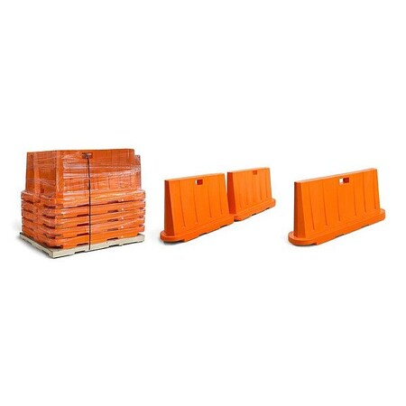 Dpi TrafficBarrier, Plastic, 36inH, 72inW TB-NST