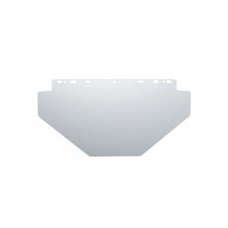 Jackson Safety F20 Polycarbonate Faceshield, 4200, Uncoated, Clear, K Shape, Unbound, 10 in L x 20 in H 138-29098