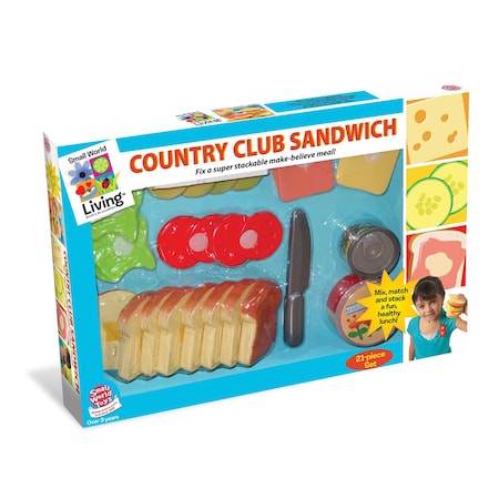 Small World Toys Country Club Sandwich 20-Piece Playset 8632159