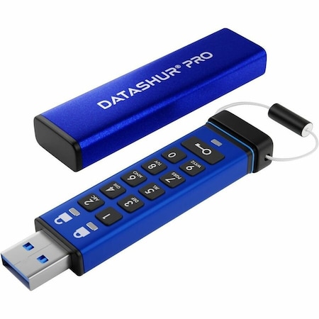 Kanguru ISTORAGE DATASHUR PRO FIPS 140-2 LEVEL 3 SECURE PIN PROTECTED FLASH DRIVE-4GB IS-FL-DA3-256-4