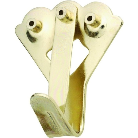 Ook Tremor Hanger, 75 lb, Steel, Brass, Gold 53102