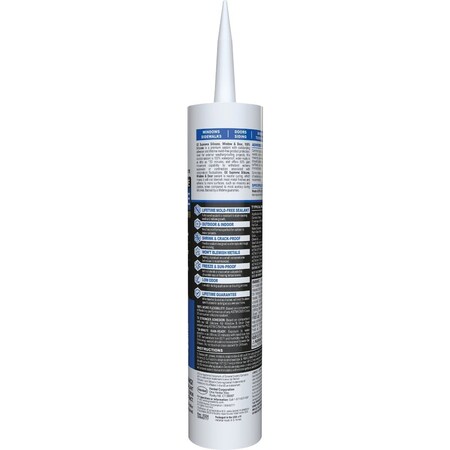 Ge Supreme Silicone Window & Door Sealant White 10.1 Oz. Cartridge 2970969