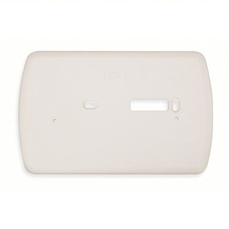 White-Rodgers Wallplate, Plastic, White, For White Rodgers Comfort Set 80 Series F0061 250000S1