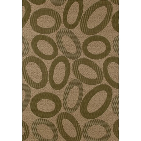 Standalone 9 x 13 ft. Plymouth Collection Floating Flat Woven Indoor & Outdoor Area RugBeige ST646467