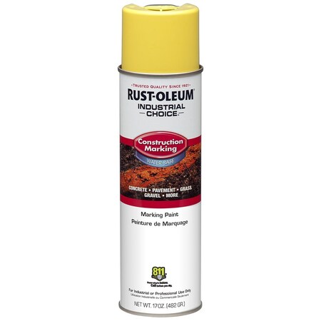 Rust-Oleum 17 Oz. Rust-Oleum 264695 High Visibility Yellow Industrial Choice M1400 System Water-Based 264694