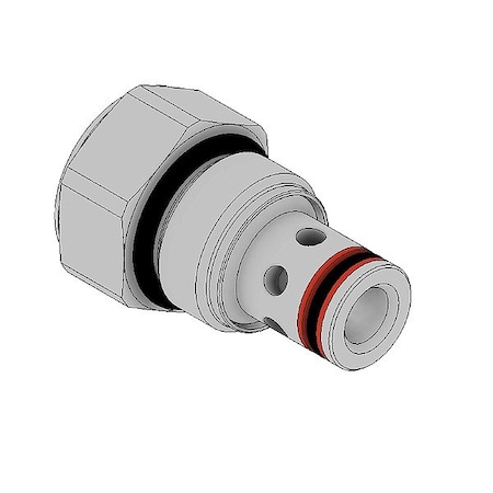 Parker Check Valve, 10 gpm, Zinc Coated CVH081P65