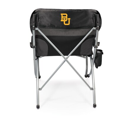 Picnic Time Family Of Brands NCAA Baylor Bears PT-XL Heavy Duty Camping Chair - XL Beach Chair - 400 lb Capacity, Black 793-00-175-924-0